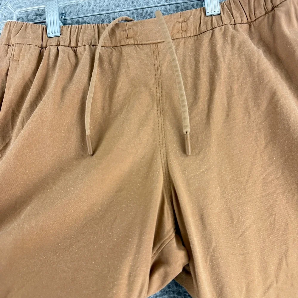 Lululemon Jogger Pants Womens 6 Brown Elastic Waist Drawstring Pockets Gym Yoga - Picture 3 of 14